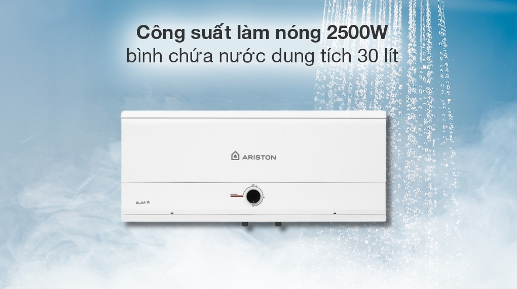 Máy nước nóng gián tiếp Ariston 30 lít SLIM3 30 R AG+ VN